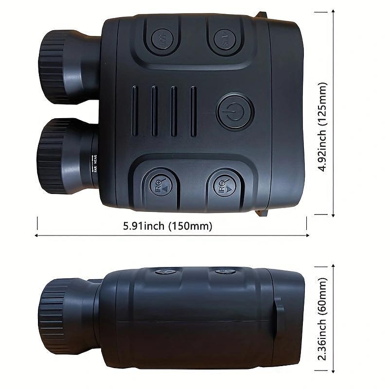 Night Vision Goggles With 5X Digital Zoom Camera NV Binoculars Telescope With Long Infrared Viewing Distance At Night For Hunting And Camping (Built-in Rechargeable Battery) 2025 - $77.99 –P9