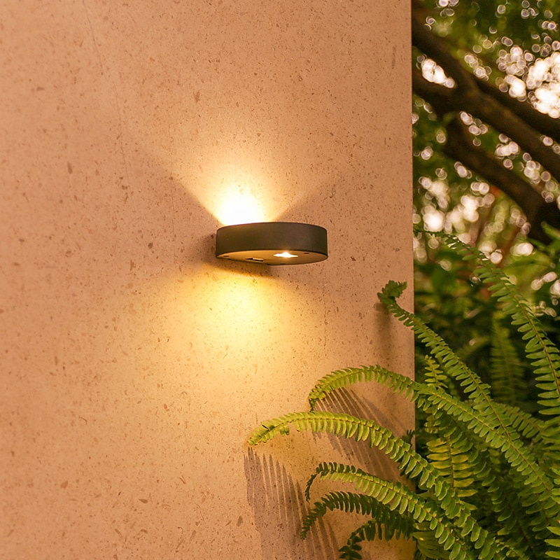 Applique murale solaire éclairage extérieur de la maison éclairage public balcon atmosphère lavage des murs spot jardin étape clôture cour étanche paysage lampe de 2026 ? $15.49 –P11