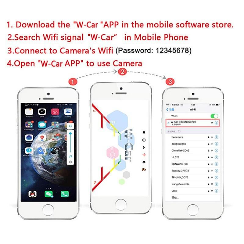 2025年 車の wifi ナイトビジョン逆転カメラバックアップカメラバストラック逆転カメラ iphone/android 用 コレクション – $74.99 –P10