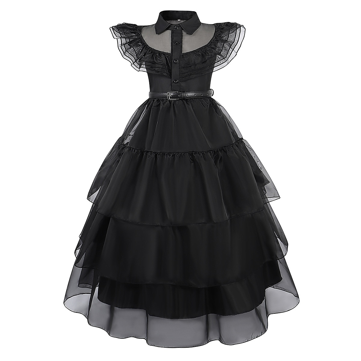 Středa Addams Addamsova rodina středa Šaty Maškarní cosplay Filmové kostýmy for Dívčí Dětské Karneval Plesová maškaráda 2025 - $36.99 –P2