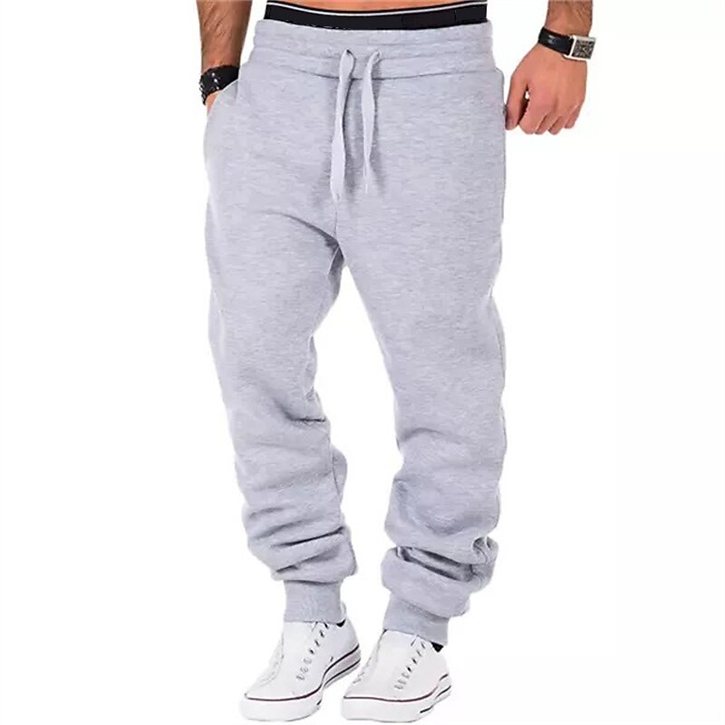 Herren Jogginghose Trainingshose Jogginghose Jogger Hose Hosen Kordelzug Elastische Taille Feste Farbe Komfort Atmungsaktiv Casual Täglich Strassenmode Sport Modisch Schwarz / Weiß Schwarz 2025 - $13.99 –P4
