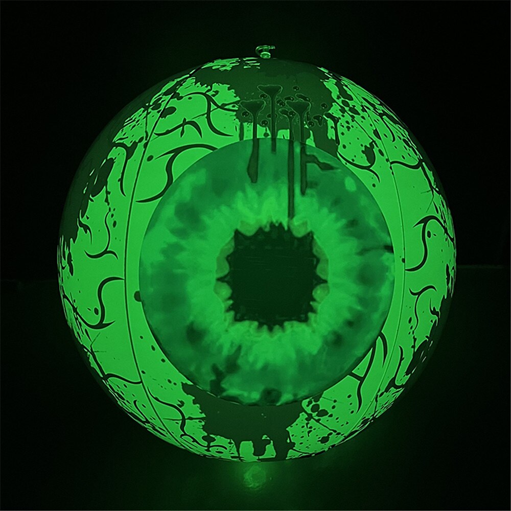 Halloween decoraties led opblaasbare oogbal licht met afstandsbediening rgb kleurrijke led lichtbal buiten binnenplaats gloeiende bal 2025 - $11.49 –P6