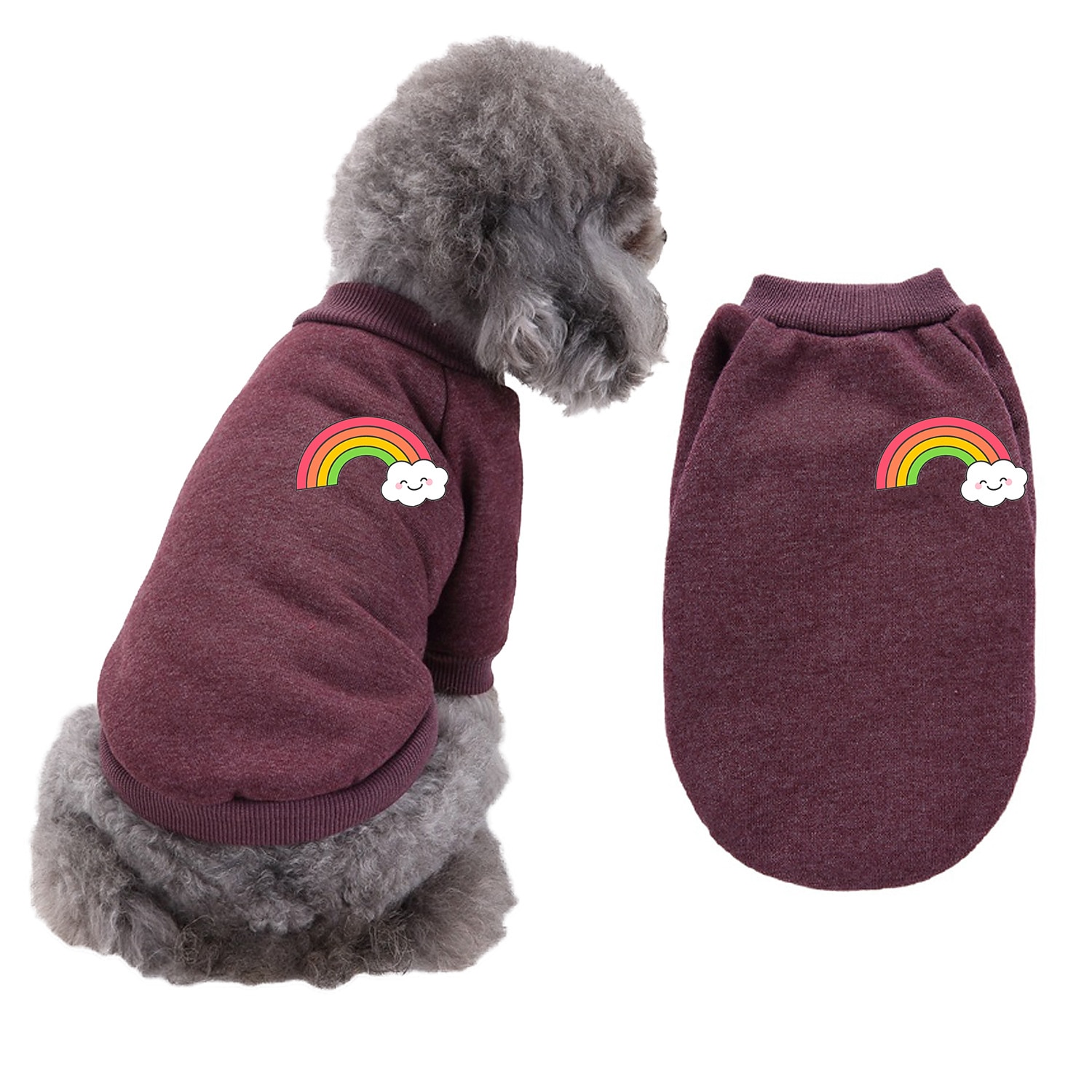 Perros Gatos Sudadera Moda Fresco Invierno Templado Transpirable Suave Lavable Cómodo Víspera de Todos los Santos Exterior Casual Diario Ropa para perros for Bichón Frisé Pomerania Animal doméstico 2025 - $19.99 –P5