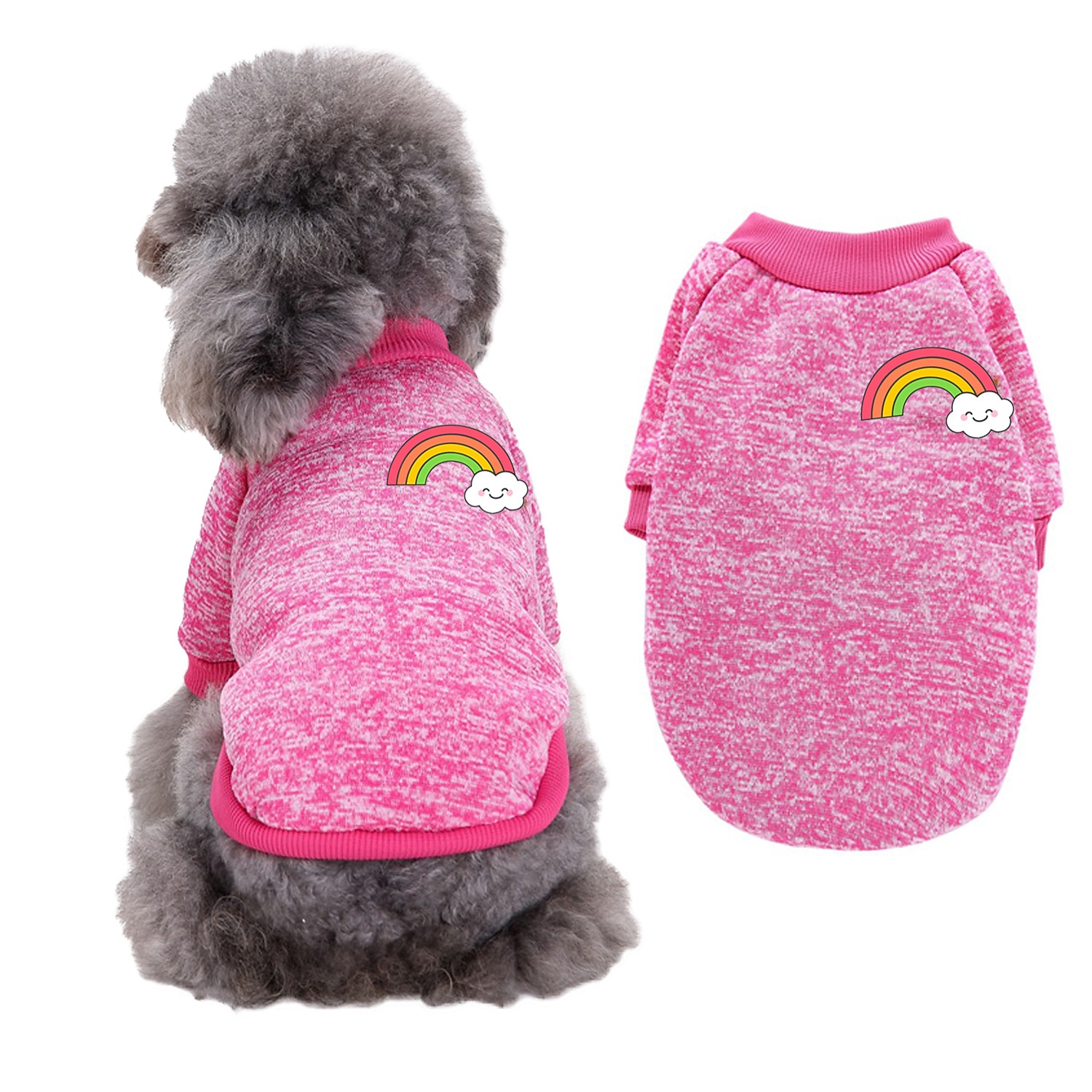 Perros Gatos Sudadera Moda Fresco Invierno Templado Transpirable Suave Lavable Cómodo Víspera de Todos los Santos Exterior Casual Diario Ropa para perros for Bichón Frisé Pomerania Animal doméstico 2025 - $19.99 –P12
