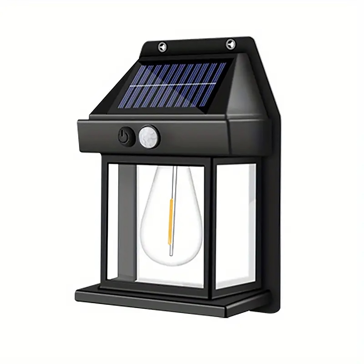 LED Solar Wall Light Motion Sensor Garden Light Dusk To Dawn Outdoor Lighting IP65 Waterproof Black And White Double Color Garden Landscape Christmas Decoration Warm Light 2025 - $14.99 –P8