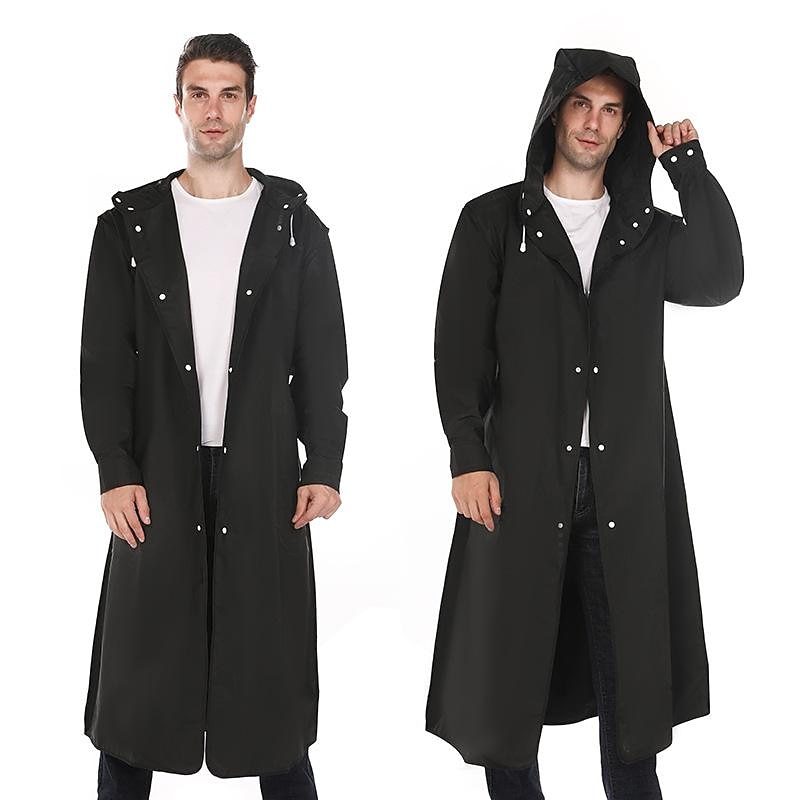 Capa de chuva embrulhada para adultos eva, jaqueta protetora para homens e mulheres, equipamento de chuva preto espesso e transparente para pesca de montanhismo de 2025 por $26.99 –P4