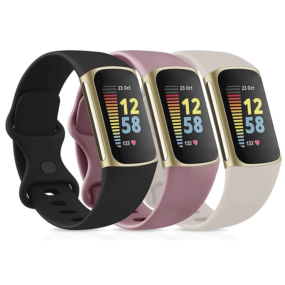 4 csomag 3 csomag 2 csomag Smart Watch Band Kompatibilis valamivel FitBit Charge 5 Szilikon Okos óra Szíj Állítható Sportszíj Csere Karszalag 2025 - $17.49 –P6