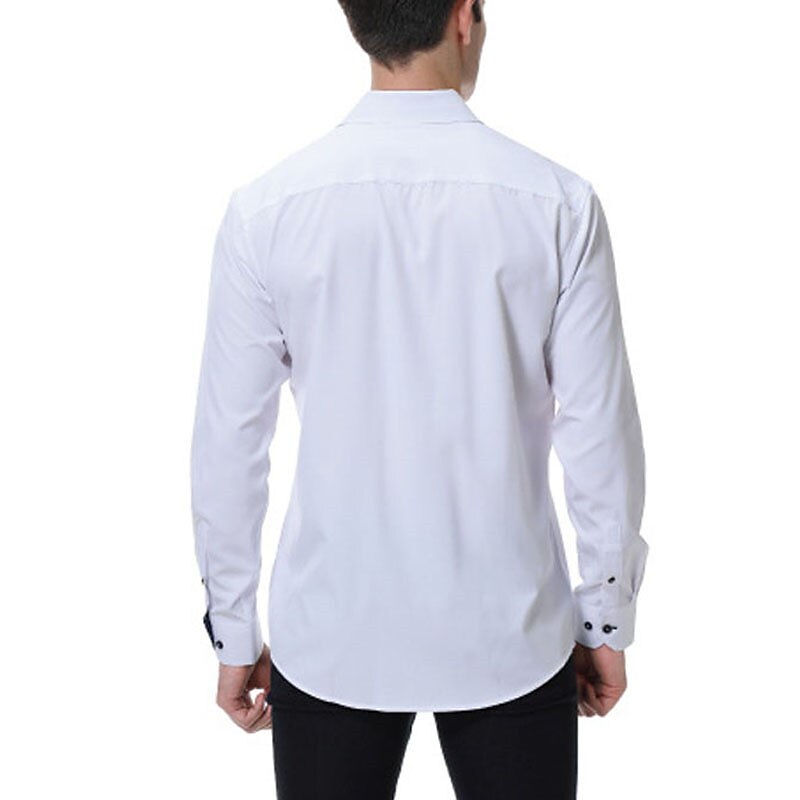 Men's Shirt Summer Shirt Casual Shirt Button Up Shirt Black White Pink Wine Red Long Sleeve Geometric Color Block Lapel Vacation Daily Patchwork Clothing Apparel Polyester Fashion Casual Comfortable 2025 - $22.99 –P3