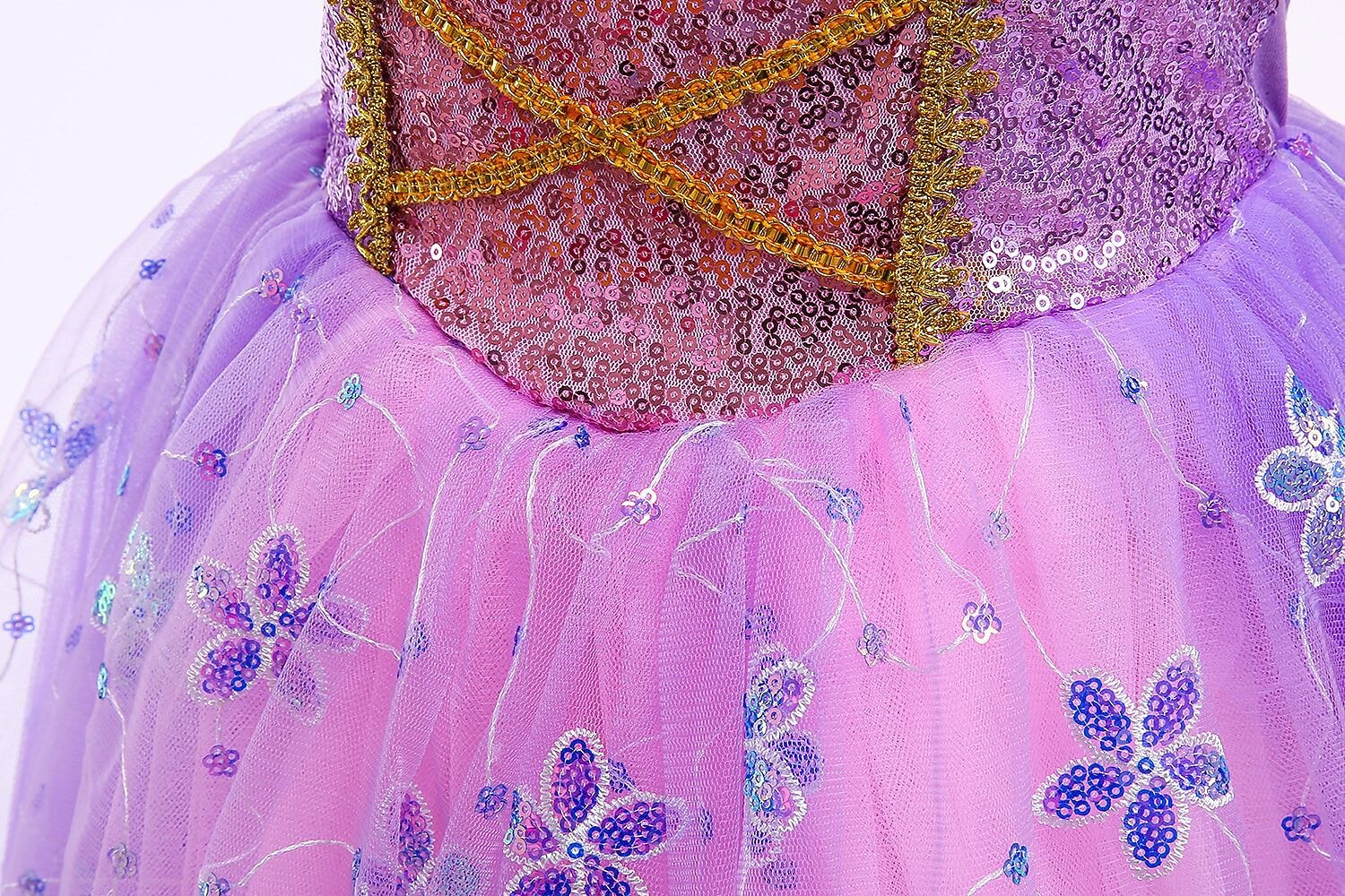 Prințesă Rapunzel Rochii Manta Rochie de fete cu flori Cosplay Partidul costumelor for Fete Pentru copii Zuia Copiilor Mascaradă Nuntă Invitat la nunta 2026 - $41.99 –P8