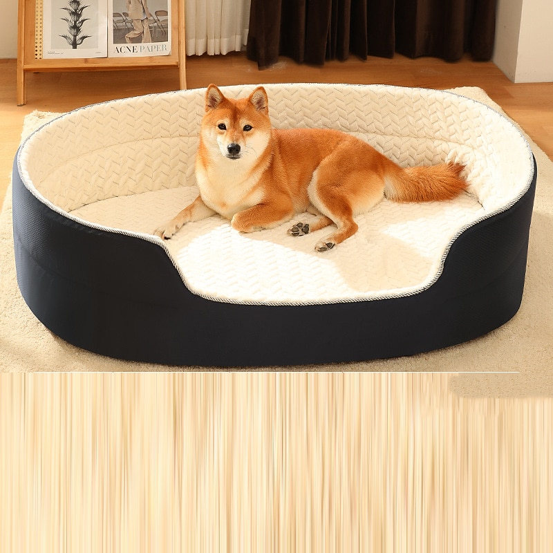 tofarger kjæledyr reir vaskbar dobbeltsidig pute kjæledyr katt reir fire sesonger katt hund 3d hund reir 2025 - $52.99 –P8
