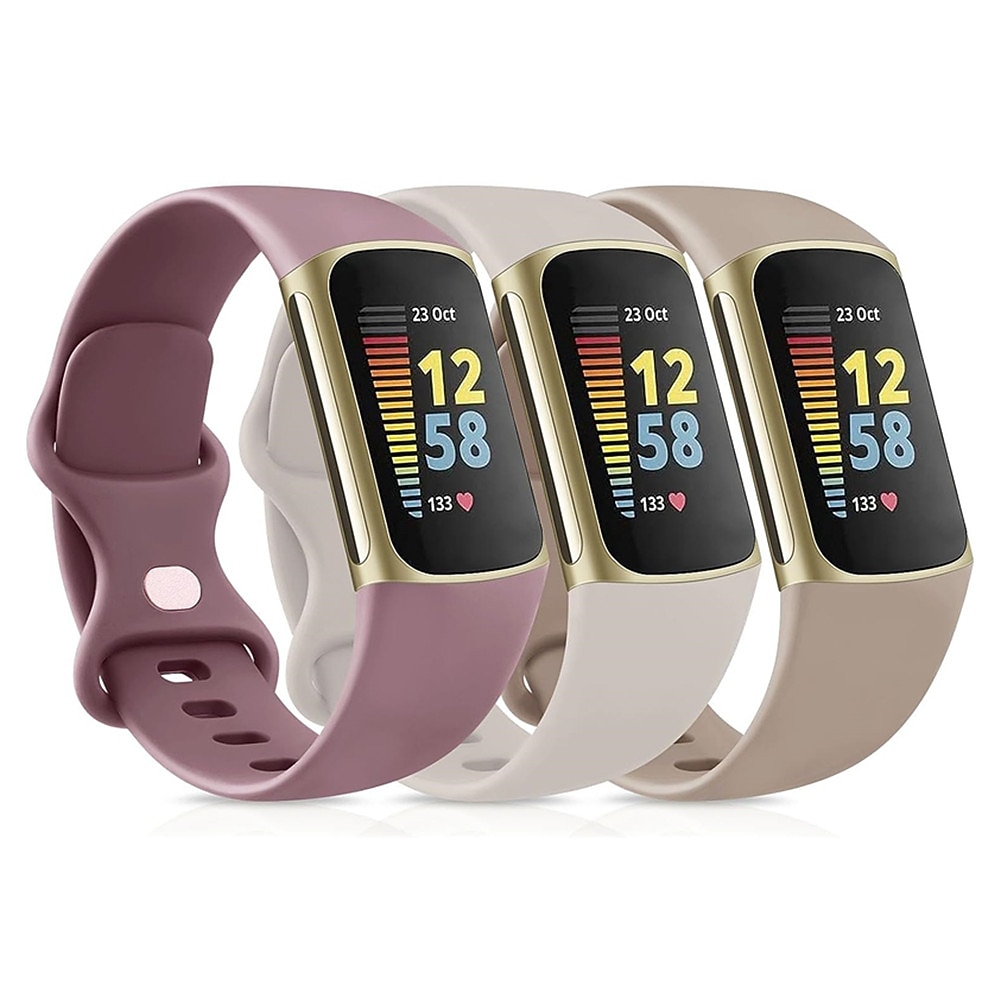 4 csomag 3 csomag 2 csomag Smart Watch Band Kompatibilis valamivel FitBit Charge 5 Szilikon Okos óra Szíj Állítható Sportszíj Csere Karszalag 2025 - $17.49 –P8
