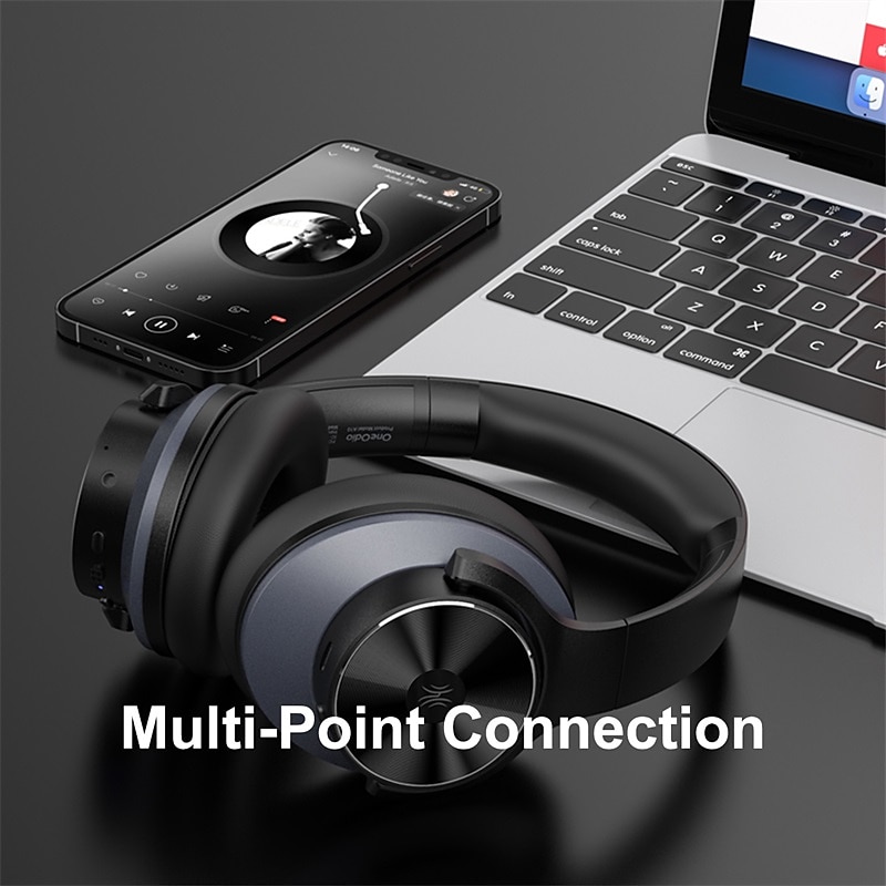 Наушники Oneodio A10 с активным шумоподавлением Bluetooth высококачественный звук беспроводная гарнитура с микрофоном 2025 - $147.99 –P14