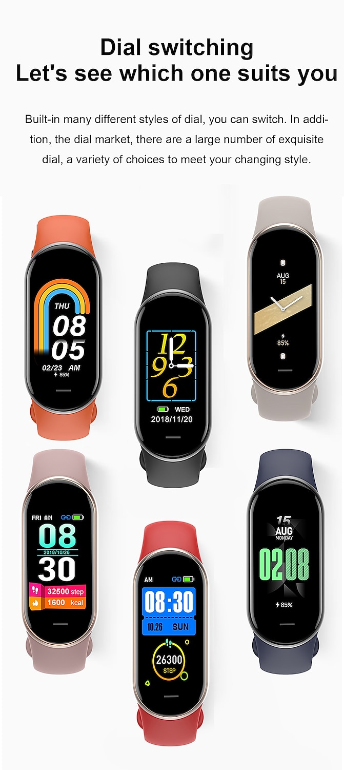iMosi M8 Smart Watch 1.14 inch Smartwatch Fitness Running Watch Bluetooth Pedometer Call Reminder Activity Tracker Compatible with Android iOS Women Men Waterproof Message Reminder Camera Control IP68 2025 - $35.99 –P12