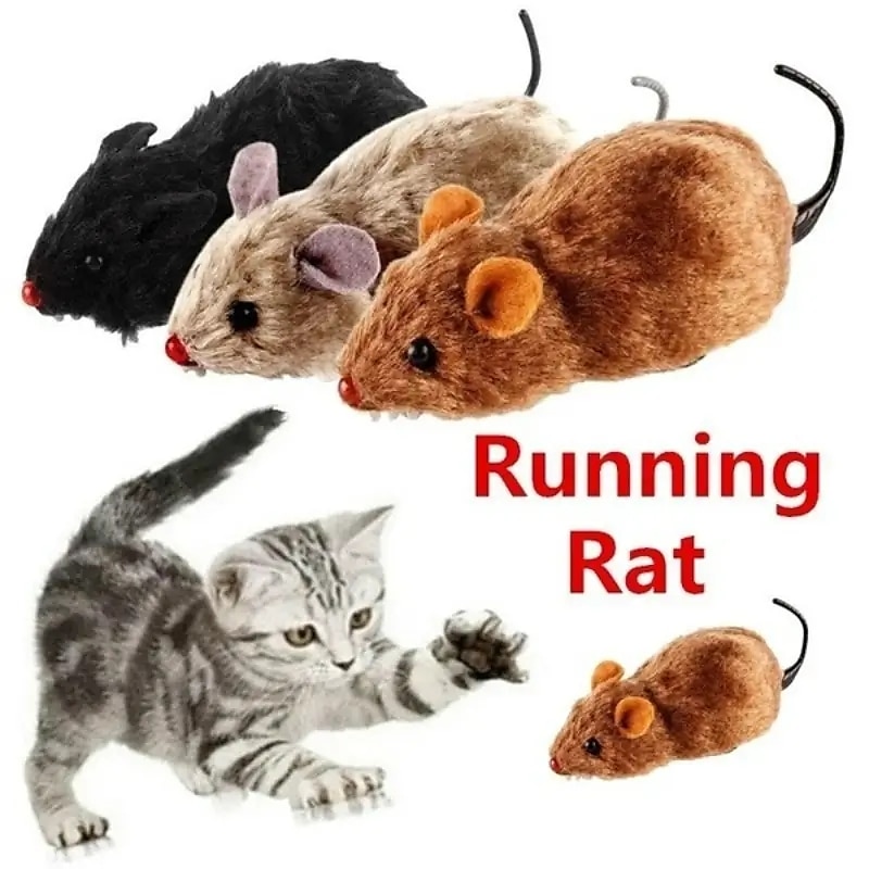 Interactive Cat Toy 1pc Wind-Up Plush Mouse - Stimulate Your Cat's Natural Instincts! 2025 - $12.49 –P5