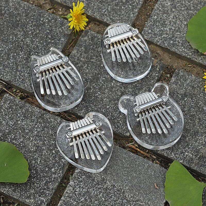 8-tone degetul mare pian mini kalimba degetul pian cristal kalimba pian degetul mare instrument mic 2025 - $23.99 –P3