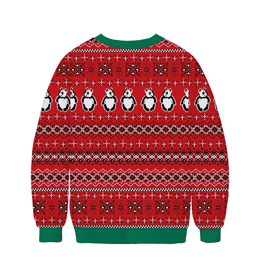 Karácsony Alpaka Pullover Vicces karácsonyi pulóver Állat minta 3D nyomtatás 3D Grafikus Kompatibilitás Páros Férfi Női Felnőttek Karácsony 3D nyomtatás Parti Fesztivál 2025 - $28.99 –P16