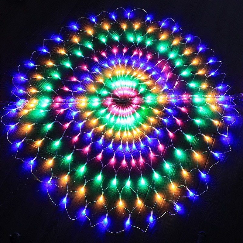 Guirlande lumineuse d'extérieur à LED en forme de paon, 3 m, 424 LED, pour rideau de fenêtre, pour mur de fond, lumière féerique de Noël, prise EU US AU UK de 2025 ? $49.99 –P6