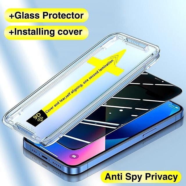 2025年 8 18k ハイエンド強化ガラス iphone 14 13 12 11 pro max xs max x xr スクリーンプロテクターとアライメント取り付けカバー  コレクション – $7.99 –P8