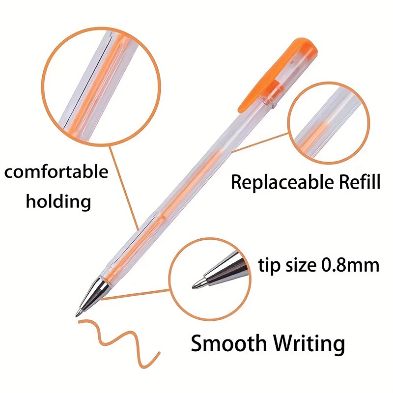 penna gel glitter colore penna neutra penna a sfera penna conto mano stelle luminose lampeggianti per bambini colore speciale per prendere appunti del 2025 a $16.99 –P1