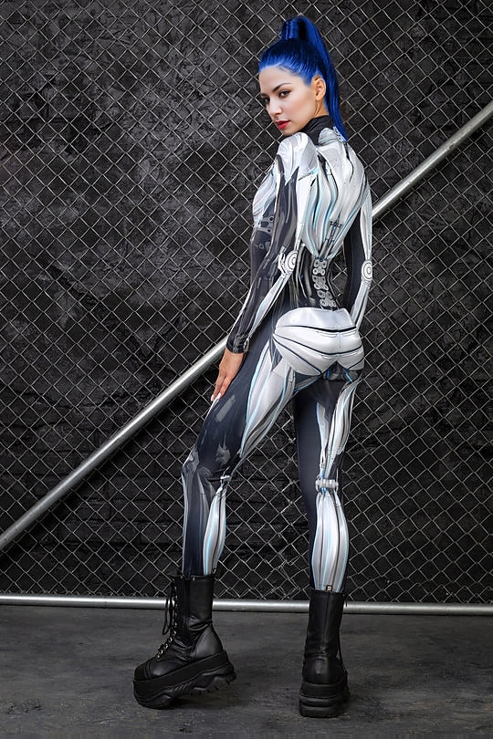 Skeleton Skull Zombie Carnival Costume Full Body Suit Cosplay Costume Bodysuits Full Body Catsuit Adults' Women's One Piece Scary Costume Party Halloween Masquerade Mardi Gras Easy Carnival Costume 2025 - $34.99 –P8
