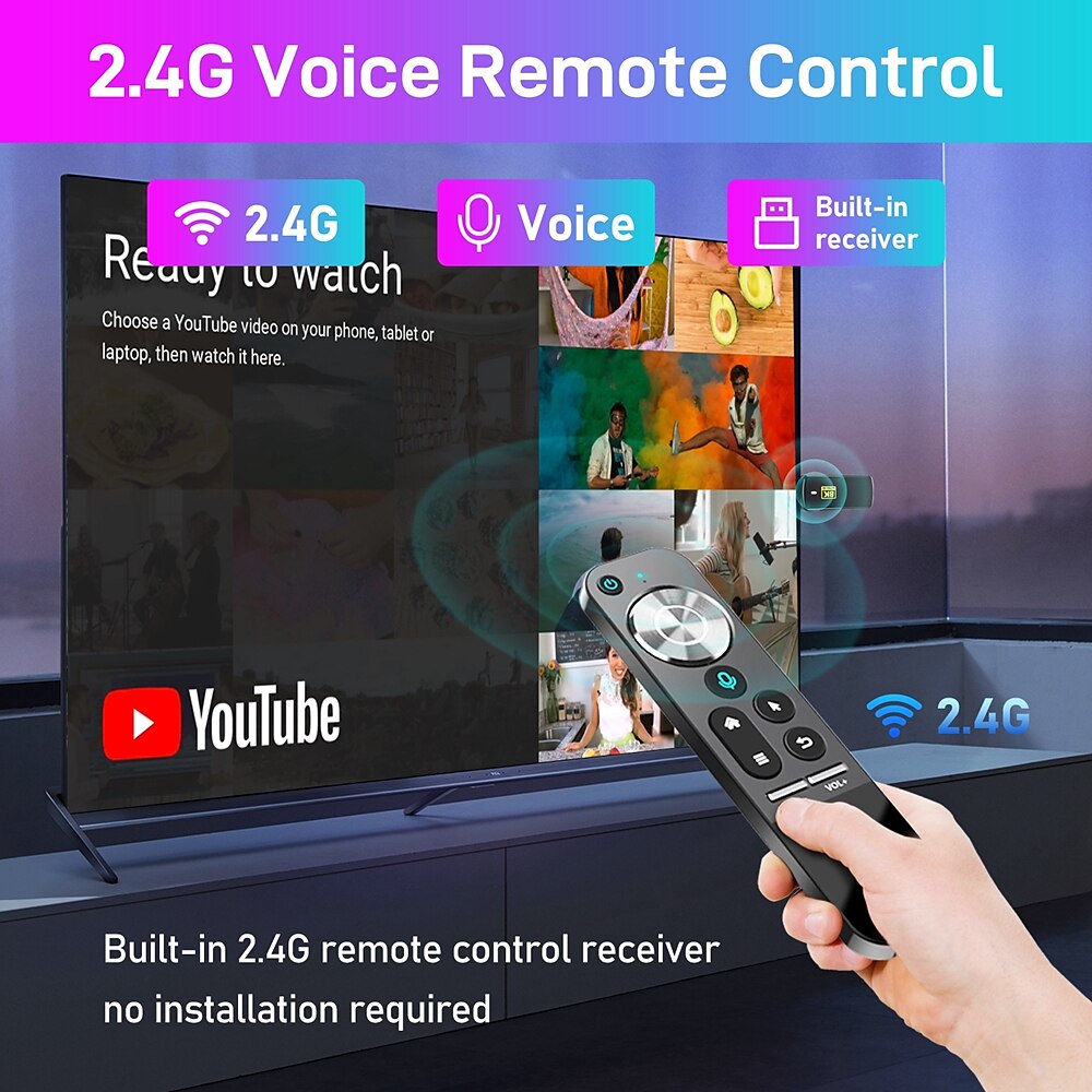 TV Smart Stick Android 13.0 Smart TV Box WiFi6 4K*2K H.265 HEVC RK3528 Set Top Box Media Player PK D6 G7 STICK 2025 - $64.99 –P6