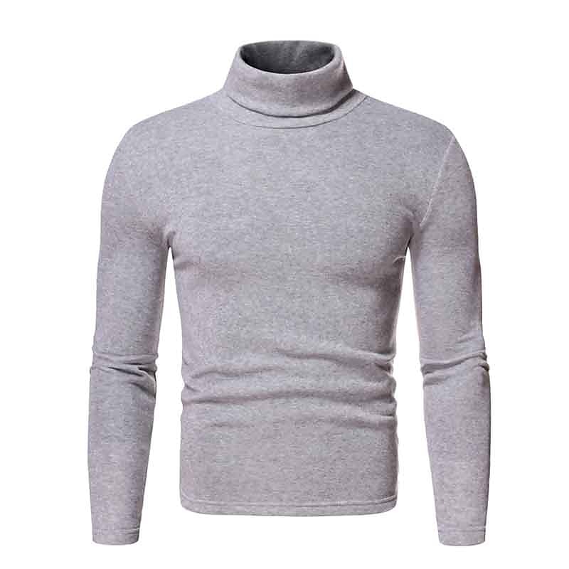 Férfi Garbó Kötöttáru Férfi teknős nyakú jumper Pulóver Kötött Normál felsők Kötött Sima Körgallér Modern Kortárs Munka Hétköznapi viselet Ruházat Ősz Tél Bor Fekete S M L 2025 - $6.99 –P10