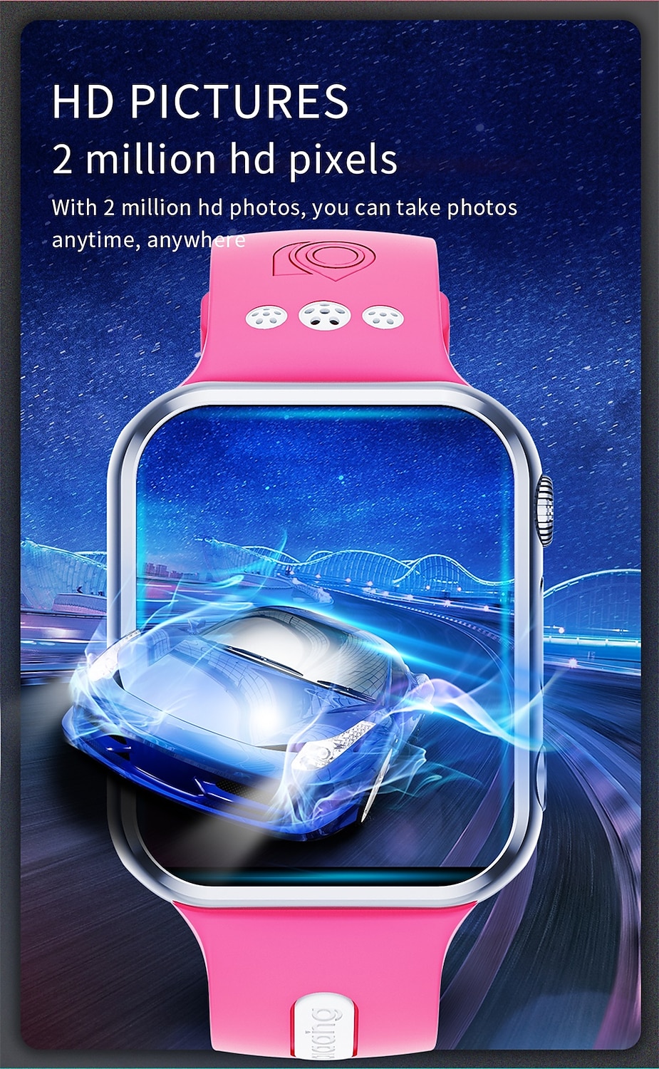2025年 696 W5PRO スマートウォッチ 1.83 インチ キッズスマートウォッチフォン ブルートゥース 4G 歩数計 着信通知 目覚まし時計 と互換性があります Android iOS キッズ GPS ハンドフリーコール カメラ IP 67 41mmの時計ケース コレクション – $95.99 –P7