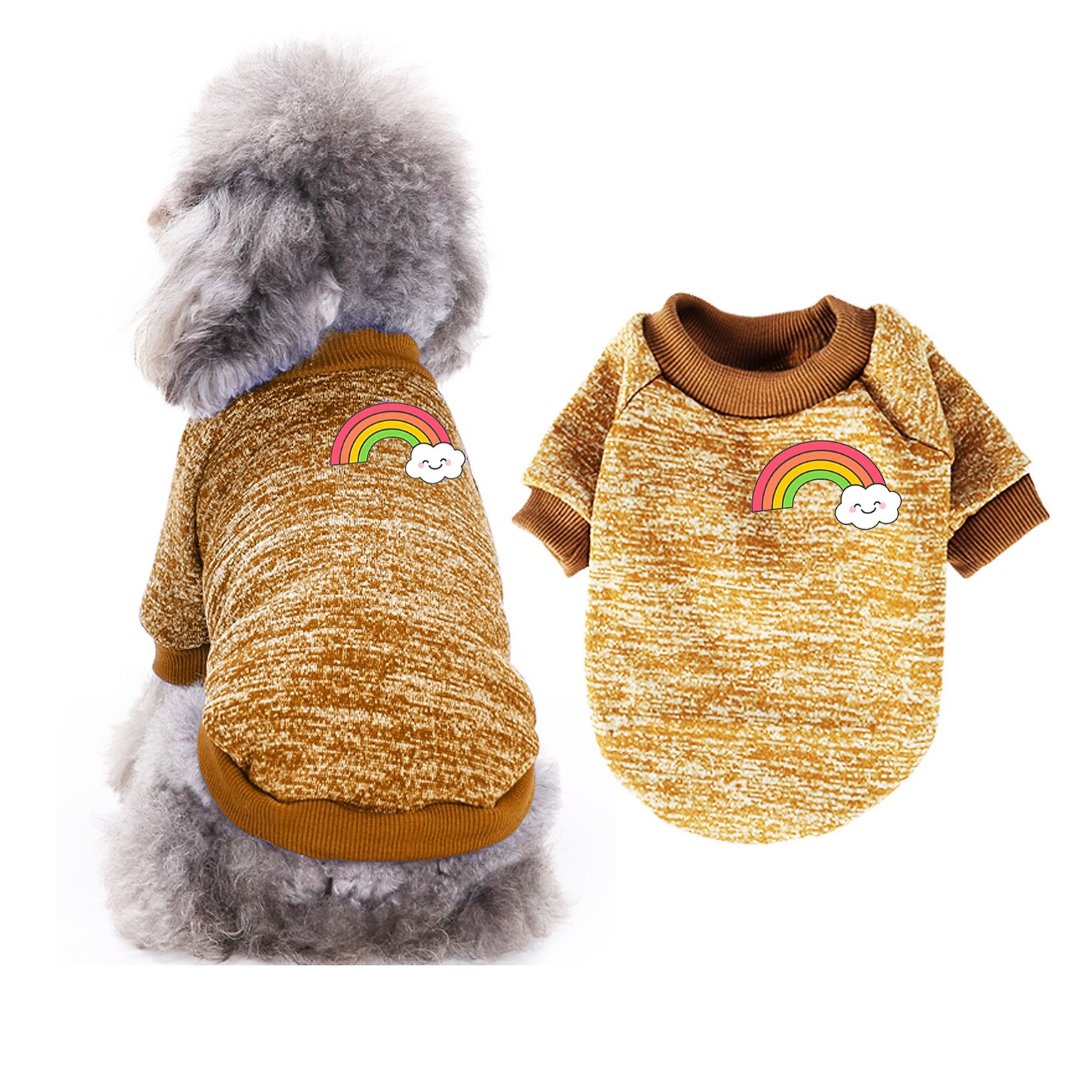 Perros Gatos Sudadera Moda Fresco Invierno Templado Transpirable Suave Lavable Cómodo Víspera de Todos los Santos Exterior Casual Diario Ropa para perros for Bichón Frisé Pomerania Animal doméstico 2025 - $19.99 –P13