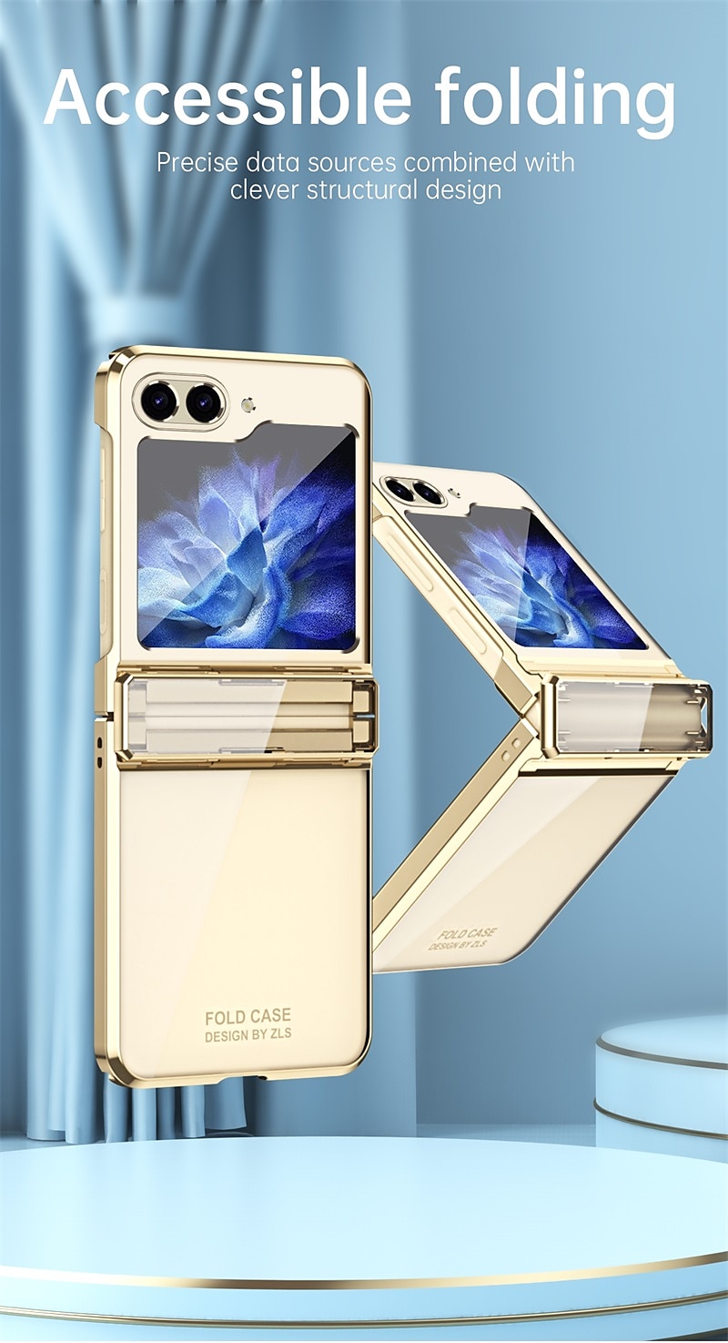2025年 サムスンギャラクシー Z フリップ 6 Z フリップ 5 Z フリップ 4 Z フリップ 3 バックカバー プレーティング フルボディ 保護 防傷 PC コレクション – $25.99 –P4
