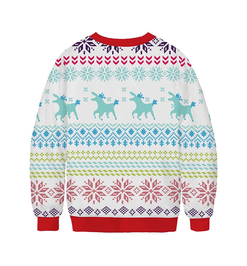Karácsony Alpaka Pullover Vicces karácsonyi pulóver Állat minta 3D nyomtatás 3D Grafikus Kompatibilitás Páros Férfi Női Felnőttek Karácsony 3D nyomtatás Parti Fesztivál 2025 - $28.99 –P8