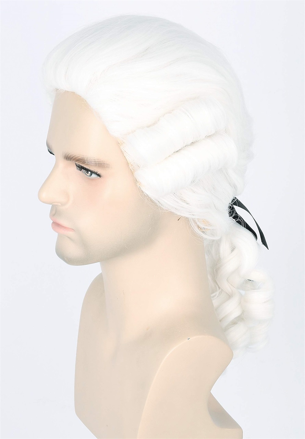 Mannen Pruik voor Koloniale Historische Rechter Kostuums Pruik Beige Carnaval Cosplay Pruiken Halloween Pruiken 2026 - $19.99 –P15
