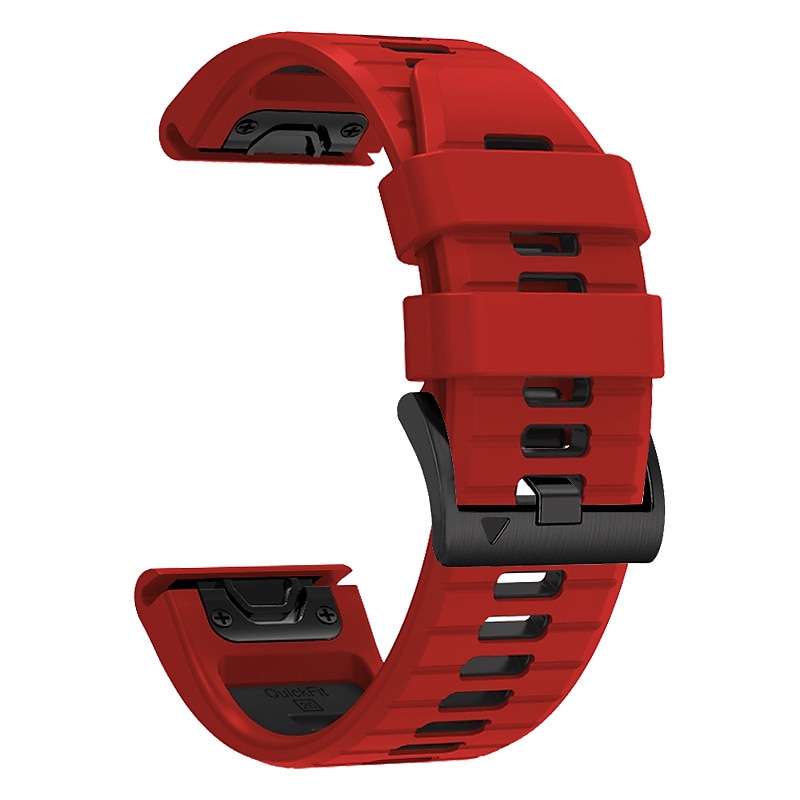 حزام إلى جارمين Fenix 7 7X 6 6X Pro Forerunner 955 945 935 Instinct 2X Solar Epix Approach S62 S60 Marq Descent G1 Quatix سيليكون إستبدال حزام 26mm 22mm تناسب سريع عصابة الرياضة معصمه 2025 - $17.99 –P5