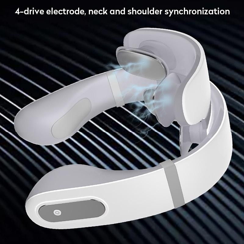 Wireless Electronic Neck Massager 4D Shiatsu Cervical Massager Stiff Neck Massage Health Care Therapy Pulse Pain Relief Valentine's Day Gift 2026 - $59.99 –P11