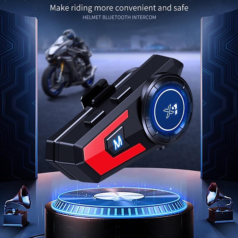 X7 Bluetooth 5.0 Motorcycle Helmet Headset Headphone Wireless Motorcycle Handsfree Stereo Earphone MP3 Speaker Waterproof 2025 - $63.99 –P9