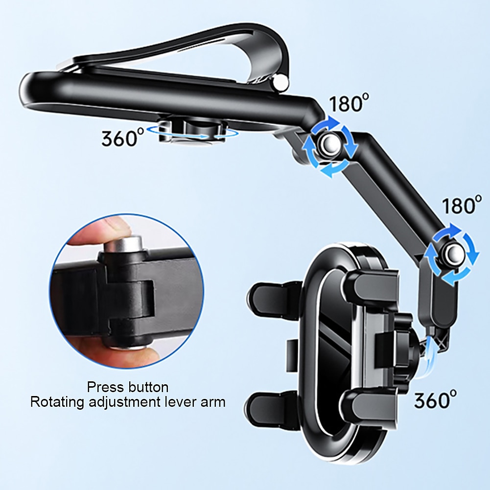 Car Sun visor mobile phone bracket Rotatable Adjustable Multifunction Phone Holder for Car Compatible with All Mobile Phone Phone Accessory 2025 - $16.99 –P5