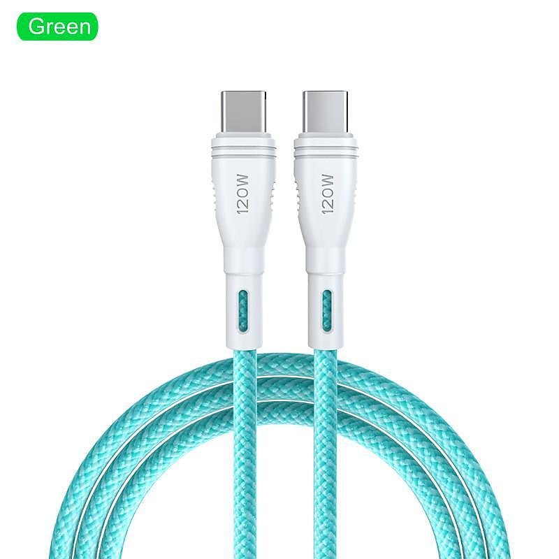 120W USB Type C To USB C Cable USB-C PD Fast Charging Charger Wire Cord For Macbook Samsung Xiaomi Huawei Type-C USB C Cable 2025 - $12.99 –P10
