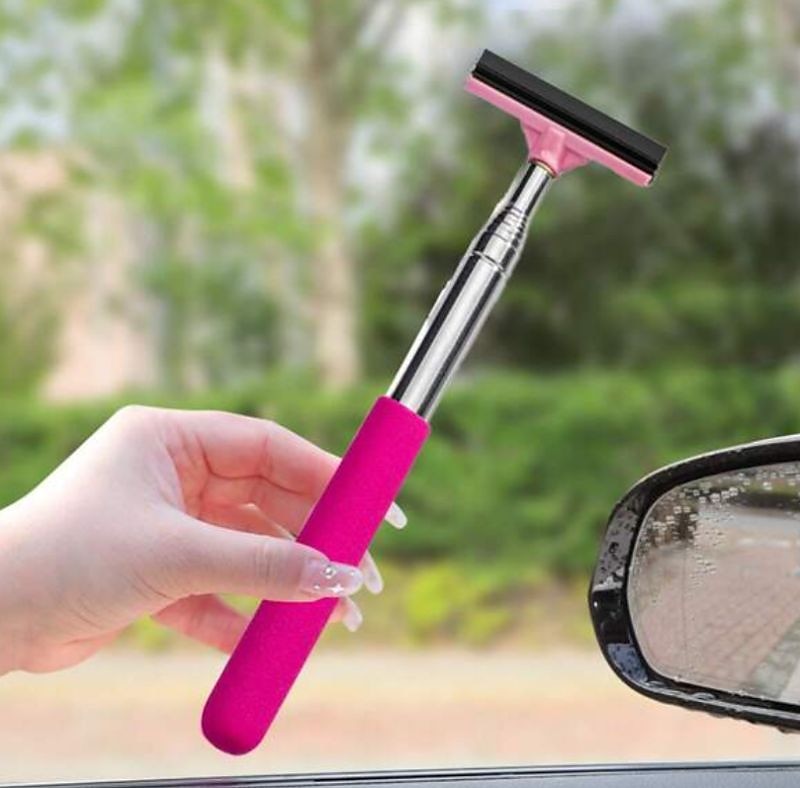 Plastic Rear View Mirror Wiper Car Squeegee Window Cleaning