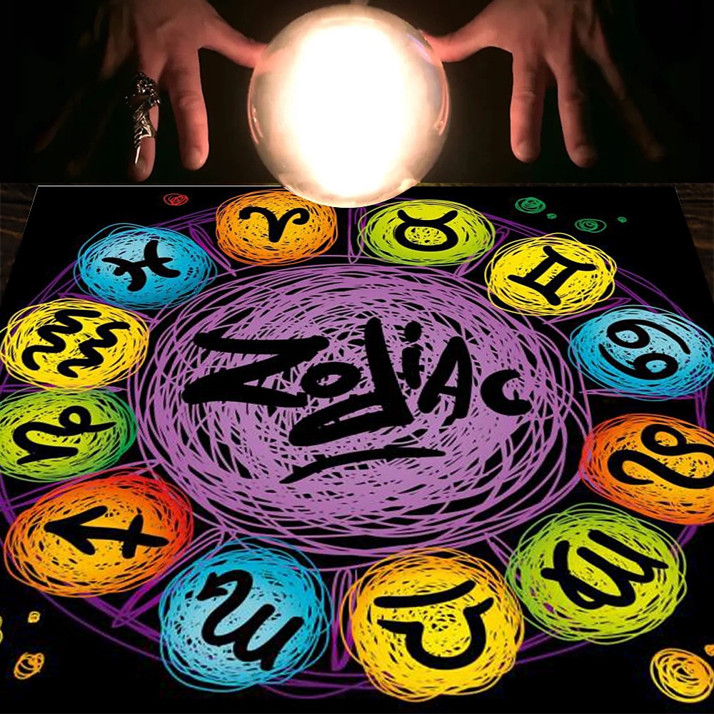 Скатерть Таро для игры, алтарная ткань, колдовство, астрологический декор, блокнот для карт оракула, коврик для таро, декор ведьмака, сувениры для вечеринок, декор для подарков на вечеринку, 2026 - $16.99 –P8