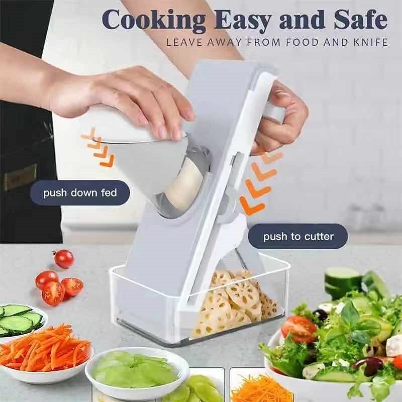 Vegetable Shredder, Multifunctional Fruit Slicer, Manual Food