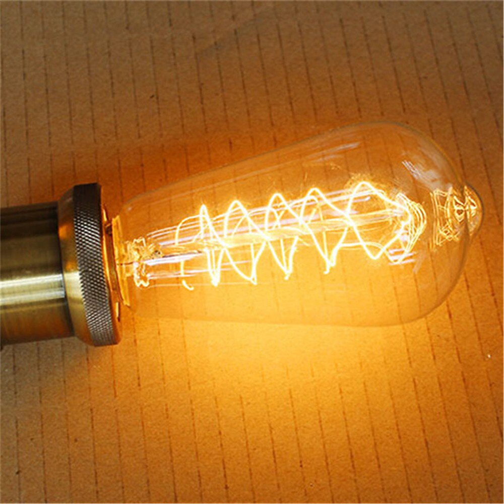 ρετρό λαμπτήρας edison e27 220v 40w λαμπτήρας st64 vintage αμπούλα σπειροειδής λάμπα πυρακτώσεως 2025 - $9.99 –P4