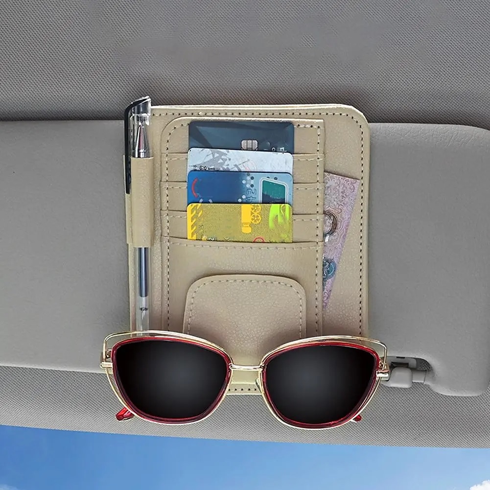 Auto-Sonnenblenden-Organizer, mehrere Taschen, Auto-Innenzubehör