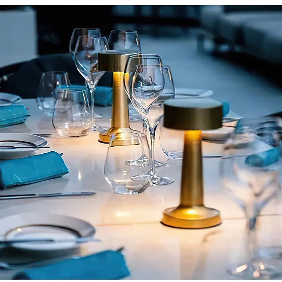 USB 16 цветов USB зарядка сенсорная металлическая настольная лампа современный минималистичный стиль бар спальня гостиная украшение настольная лампа 2025 - $17.49 –P5