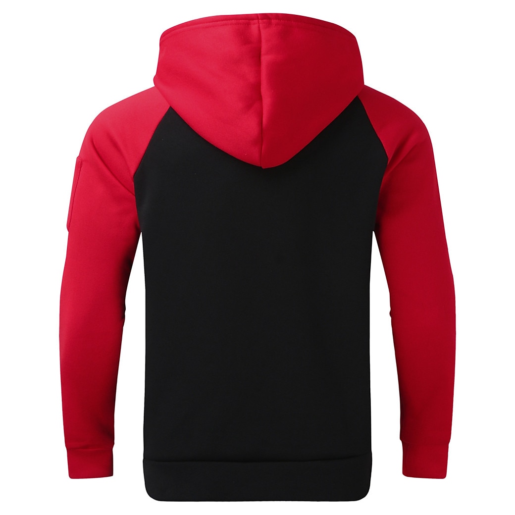 Herr Huvtröja Svart Gul Rubinrött Blå Orange Huva Färgblock Sport & Utomhus Dagligen Helgdag Streetwear Häftig Ledigt Vår & Höst Kläder Pull Tröjor 2025 - $20.99 –P7