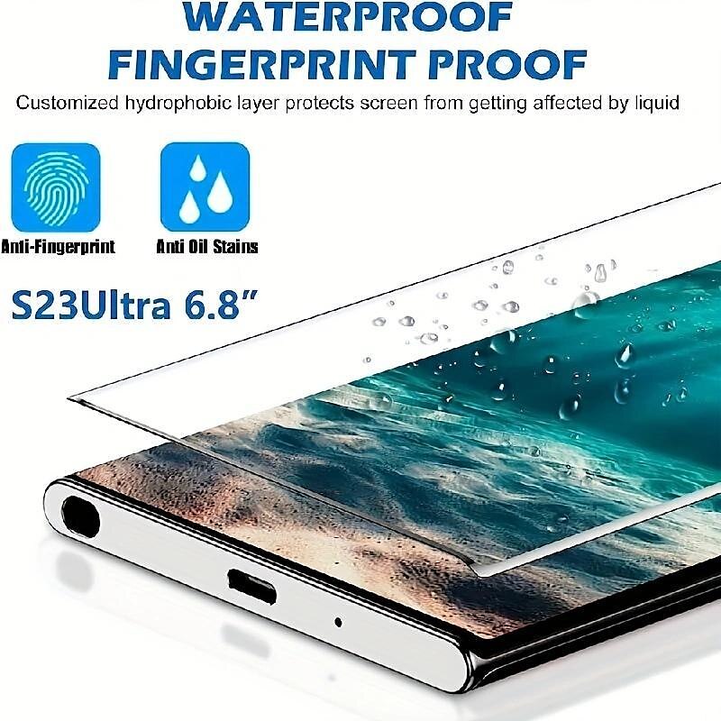 2 pcs Screen Protector For Samsung Galaxy S24 Ultra Plus S23 S22 S21 S20 Ultra Plus FE S10 Note 20 Ultra 10 Plus Note10 Lite Tempered Glass 9H Hardness Anti Bubbles Anti-Fingerprint High Definition 2025 - $10.99 –P4