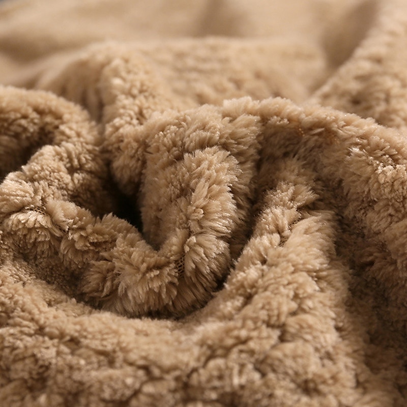 Double-Sided Coral Fleece Blanket Three-Layer Quilted Thickened Cover Quilt Flannel Blanket Double Single Air-Conditioning Nap Blanket 2025 - $35.99 –P6