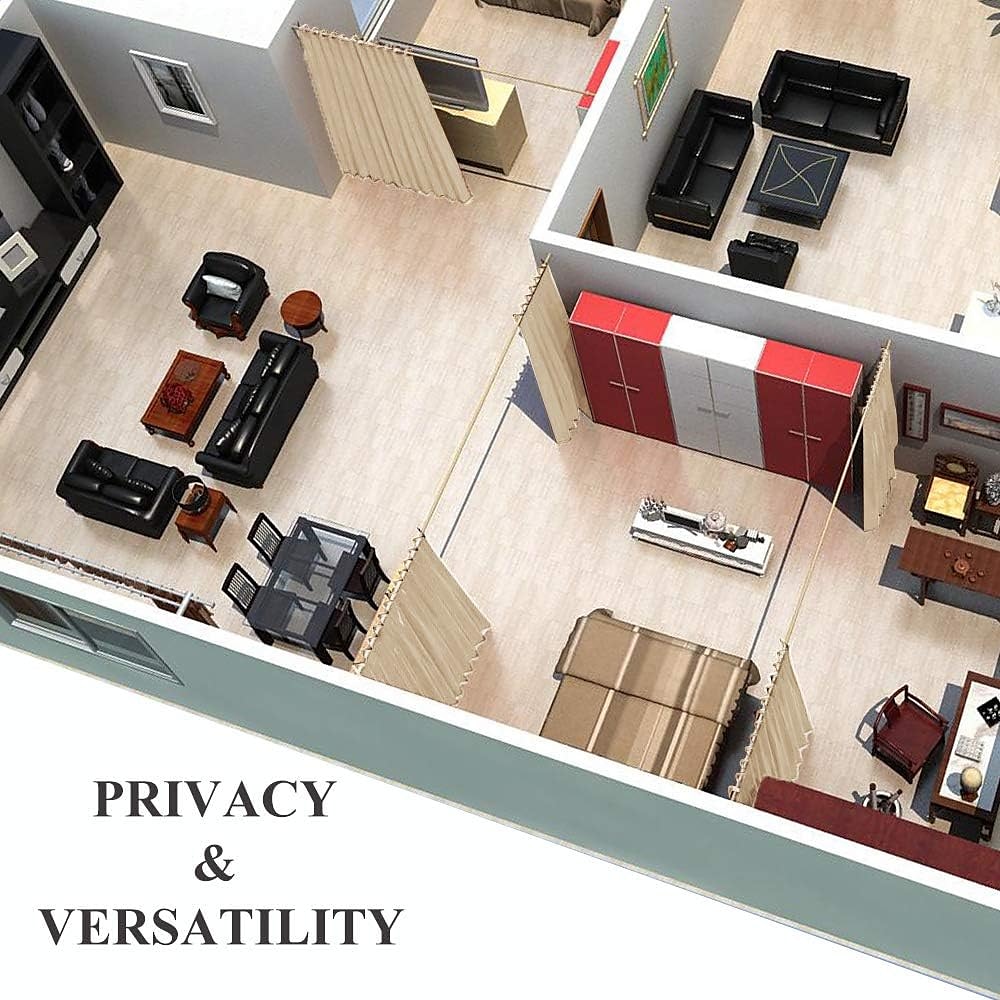 2026年 遮光カーテン ドレープ ファームハウス ハトメ/アイレット カーテンパネル リビングルーム ベッドルーム 引き戸カーテン キッチン バルコニー 窓 トリートメント 断熱  コレクション – $37.99 –P4