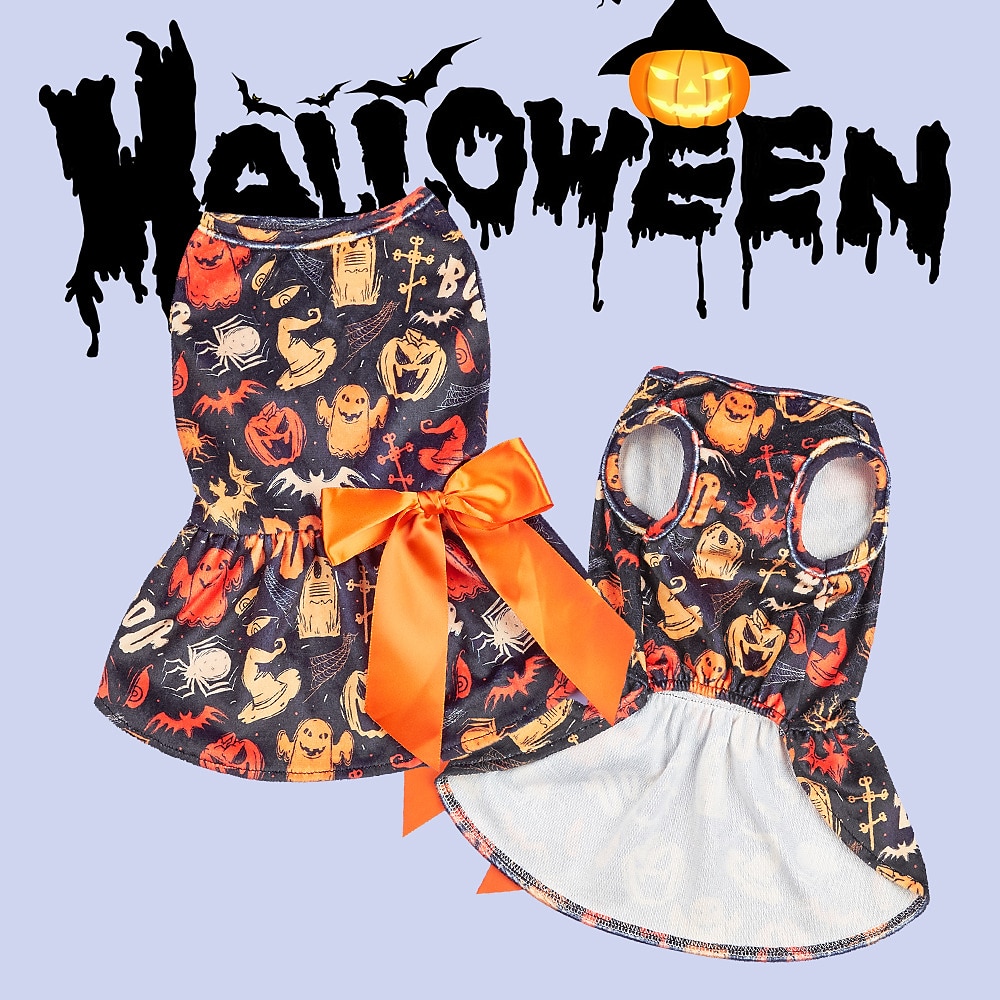 Psy Koty Sukienka Impreza Zabawny Zima Wodoodporny Oddychający Miękka Zmywalny Wygodny Na zewnątrz Halloween Codzienne Ubranka dla psów for Bichon frise Szpic miniaturowy szczeniaków i młodych kotów 2025 - $20.99 –P3