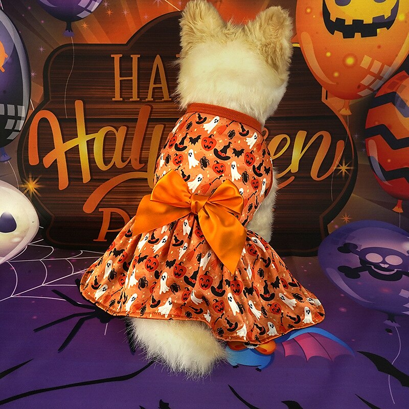 Câini Pisici Rochii Drăguţ Casual Respirabil Απαλό Lavabil Comfortabil Halloween Casul / Zilnic Îmbrăcăminte pentru câini for Bichon Frise Pomeran un Animalut Fluture Small 2025 - $20.99 –P2