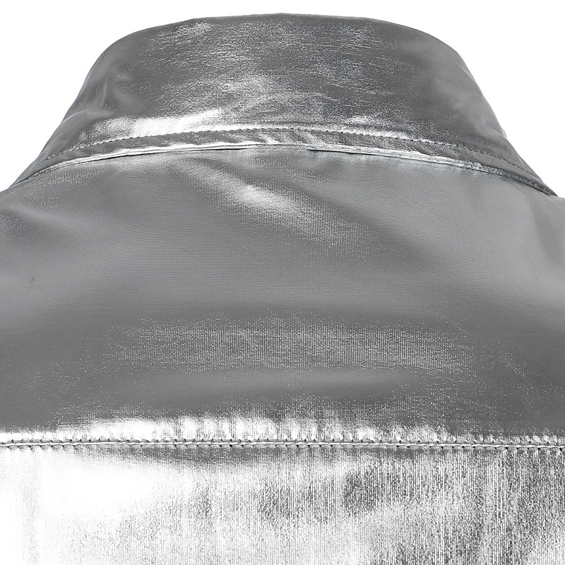 Retrò Vintage Anni '80 Metallico Lucido Camicia Disco Tinta unica Collo ripiegato Costume Per uomo Costume di Carnevale Carnevale Performance Club Parata dell'Orgoglio Adulti Camicia Tutte le stagioni del 2026 a $32.99 –P10