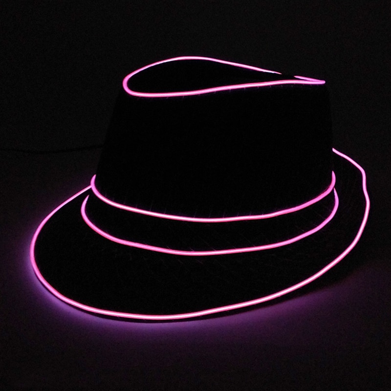 Luminous Hat Gentleman Performance Hat LED Glow Top Hat Party Gift Birthday Wedding Costume Christmas Halloween Supplies 2025 - $28.99 –P6